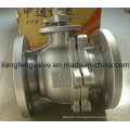 2PC Flang End Ball Valve RF com aço inoxidável